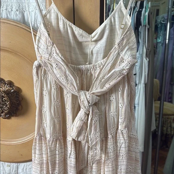 L Space NWT Elegant Cream Maxi Dress - Picture 5 of 5